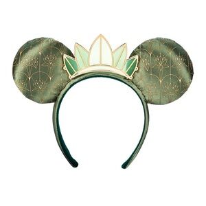 Disney Tiana Green & Gold Mouse Ear Headband